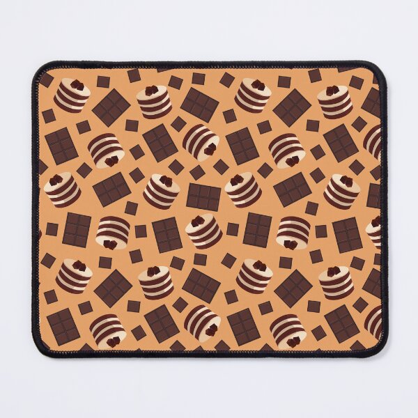 Item preview, Chocolate cake pattern with chocolate slices designed and sold by GulArt.