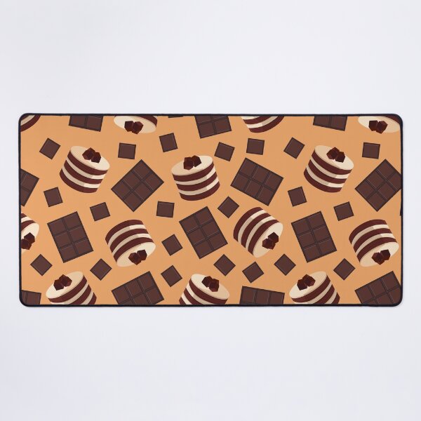 Item preview, Chocolate cake pattern with chocolate slices designed and sold by GulArt.