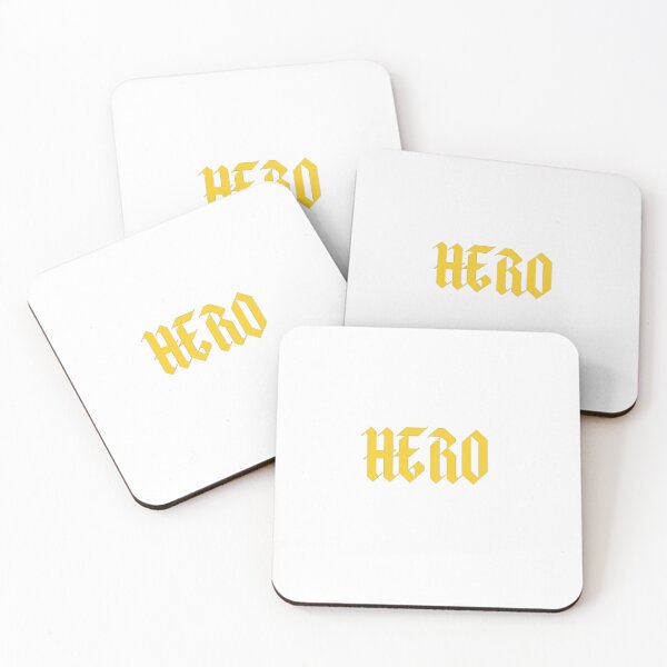 Item preview, Hero - Black and Yellow Typography  designed and sold by One  Art.