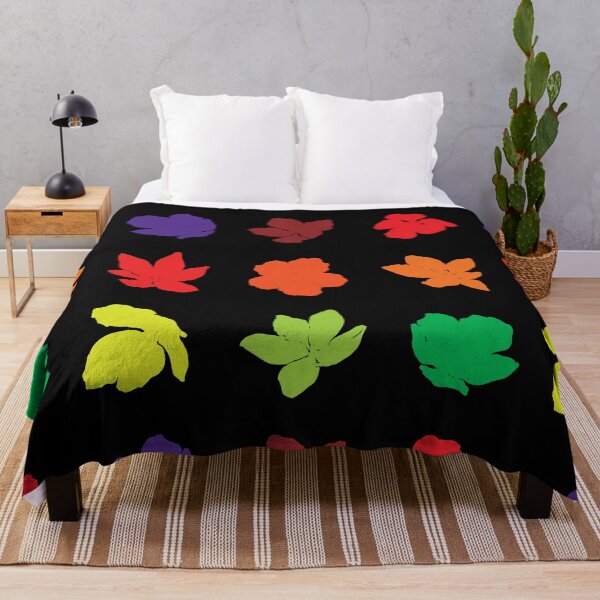 Item preview, Little Colorful Flowers on black designed and sold by Pavnud.