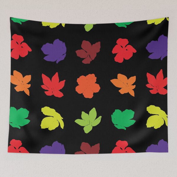Item preview, Little Colorful Flowers on black designed and sold by Pavnud.