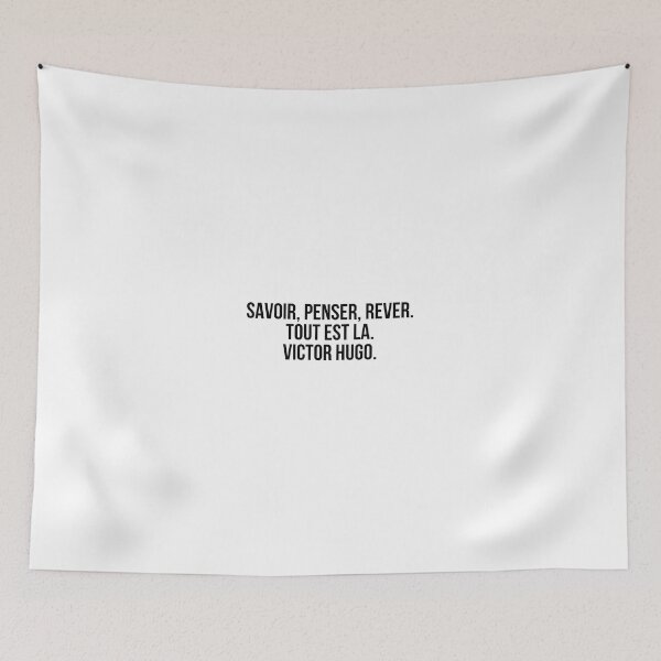 Item preview, Savoir, penser, rêver. Tout est là. - Victor Hugo. designed and sold by LiteraryQuotes.
