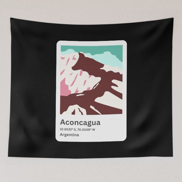 Item preview, Abstract Aconcagua Argentina  designed and sold by Pixelish.