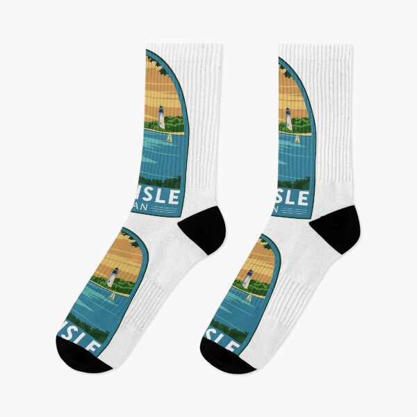 Item preview, Belle Isle Michigan Travel Retro Emblem designed and sold by KrisSidDesigns.