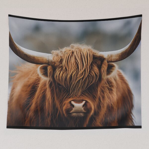 Item preview, The Great One, Highland Cow in Colour designed and sold by wildtribe.