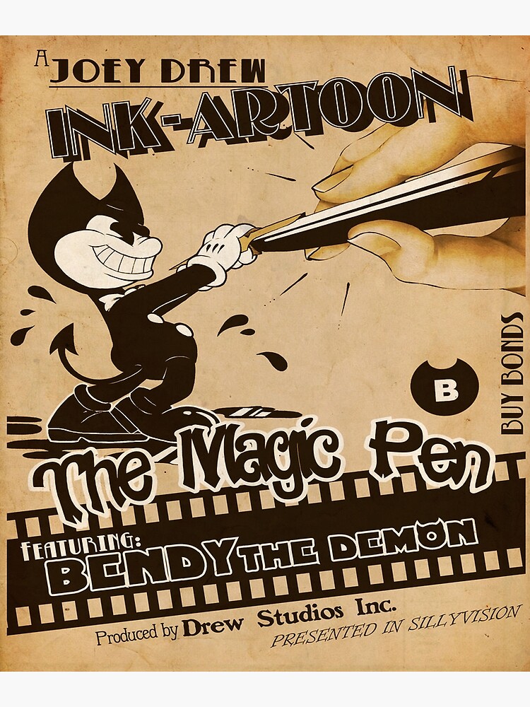 Joey Drew Studios Official Alice Angel Poster Bendy And The Ink