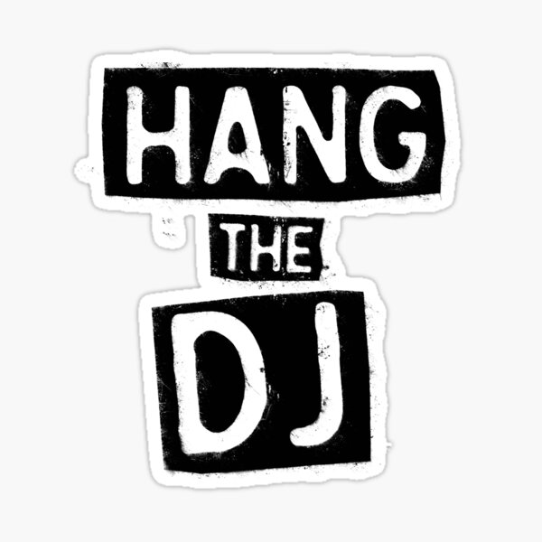 panic-hang-the-dj-the-smiths-black-mirror-sticker-for-sale-by