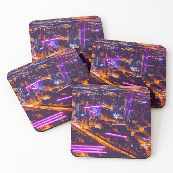 Item preview, Overview of Neon City by Night designed and sold by ForeHeadDesigns.