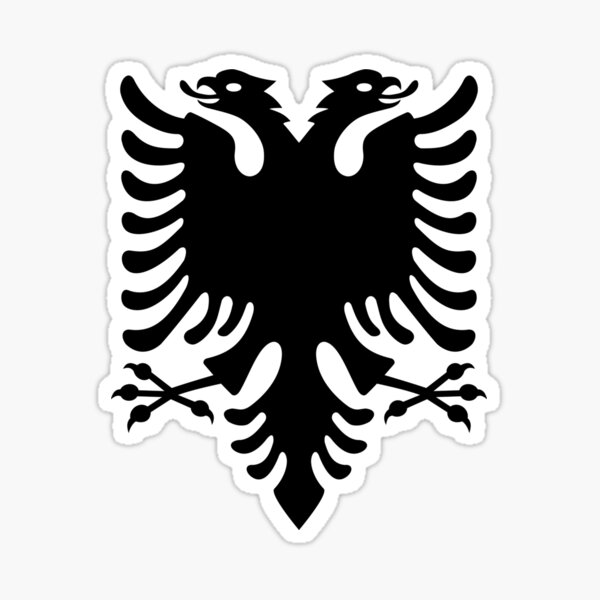 "Albanian Eagle Flag" Sticker for Sale by Magnumart Redbubble
