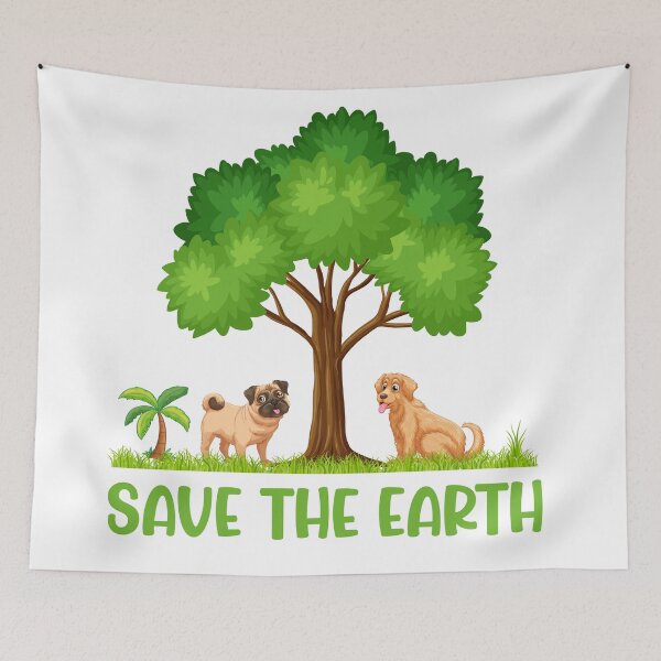 Item preview, save the earth tree  designed and sold by fahimtshirt.