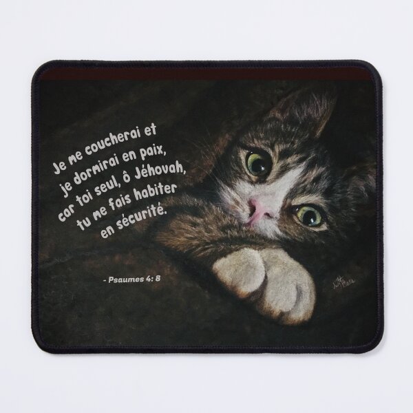 Item preview, Kitten safe encouraging | bible verse designed and sold by NathBros.