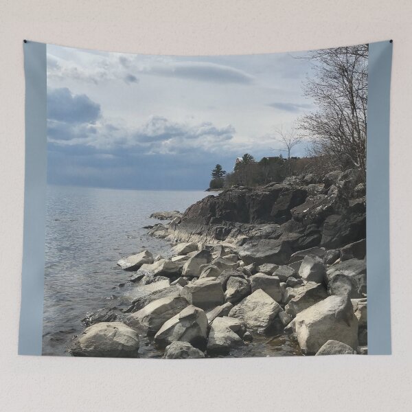 Item preview, Rocky lakeside designed and sold by Phoebew03.