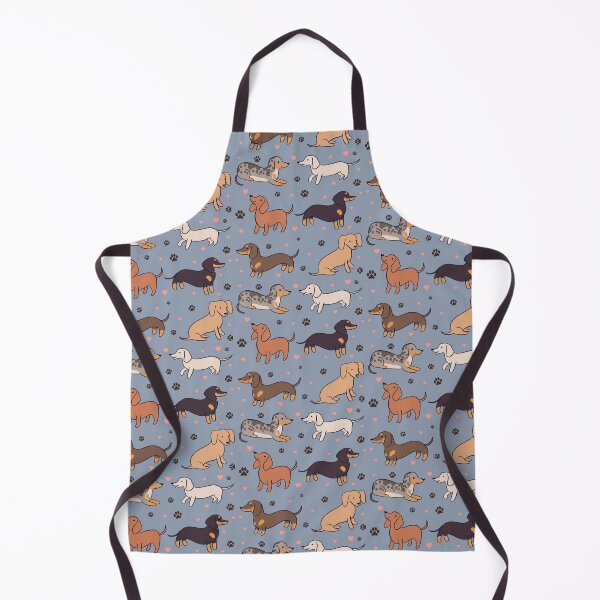 Item preview, Dachshund - a cute cartoon dachshund dog pack illustration pattern for dachshund owners designed and sold by Yarafantasyart.