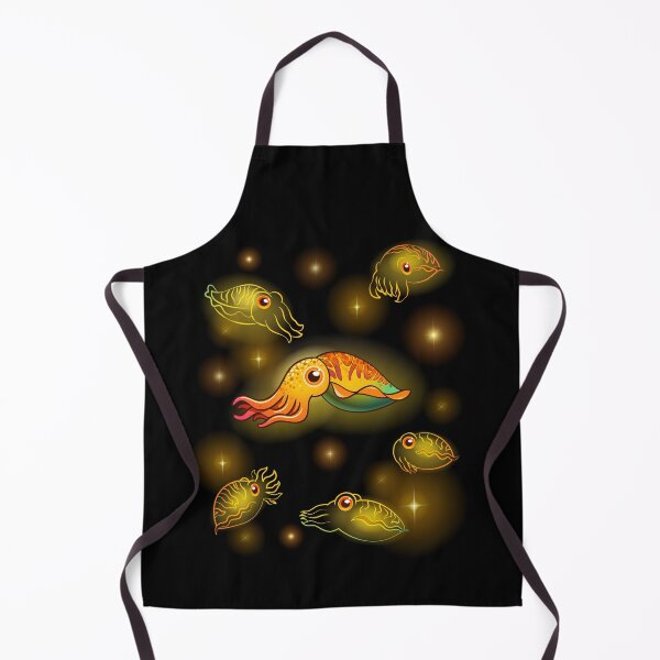 Item preview, Glowing golden cuttlefish under deepsea designed and sold by Tony J.