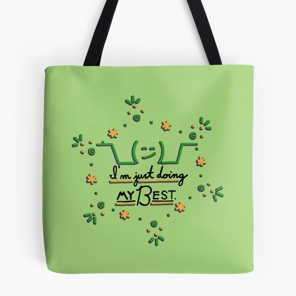 Item preview, Doing My Best (green/yellow) designed and sold by Lee Trent.