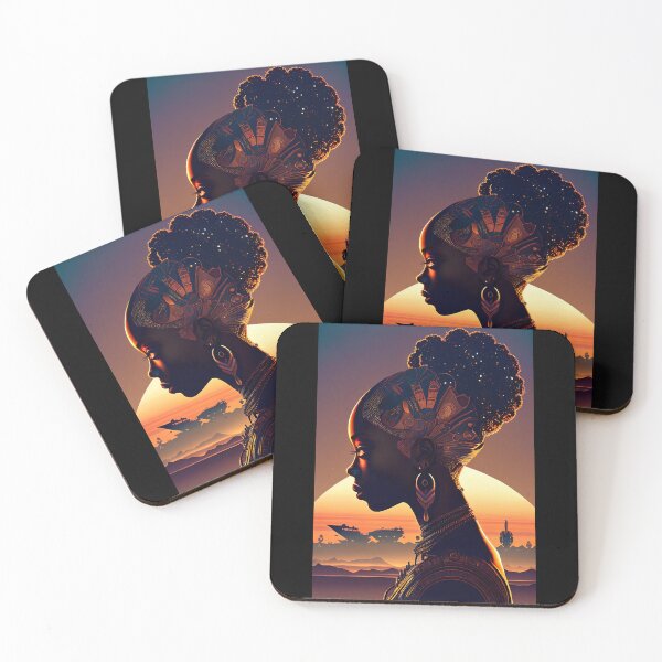 Item preview, Arte afrofuturista designed and sold by MidJourneymen.