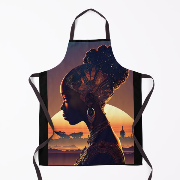 Artikelvorschau, Afrofuturismus Kunst entworfen und verkauft von MidJourneymen.