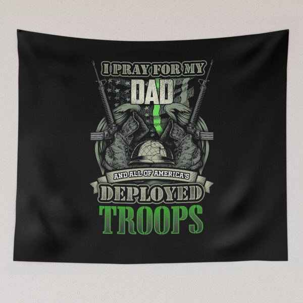 Item preview, Red Friday Military Deployment Apparel - I Pray For My Dad And All Americas Deployed Troops designed and sold by WUOdesigns.