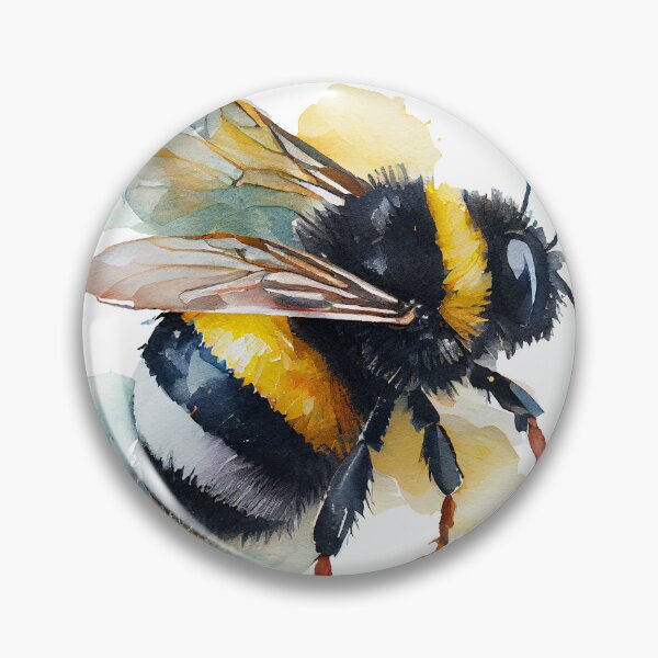 Item preview, Cute watercolor bumblebee designed and sold by Ilze Lucero.