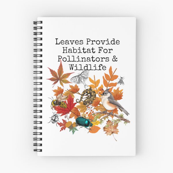 Item preview, Leaves Provide Habitat For Pollinators & Wildlife Colorful Design designed and sold by EarthArtDesigns.