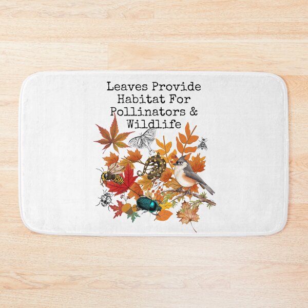 Item preview, Leaves Provide Habitat For Pollinators & Wildlife Colorful Design designed and sold by EarthArtDesigns.