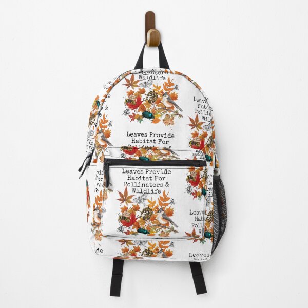 Item preview, Leaves Provide Habitat For Pollinators & Wildlife Colorful Design designed and sold by EarthArtDesigns.
