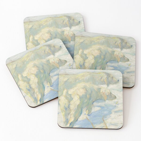 Item preview, Siberian Dogs in the Snow - Franz Marc designed and sold by TheGuestCat.