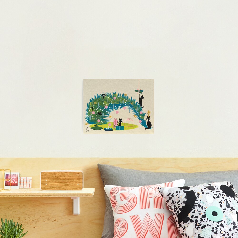 Holiday Catnip Fiasco Photographic Print