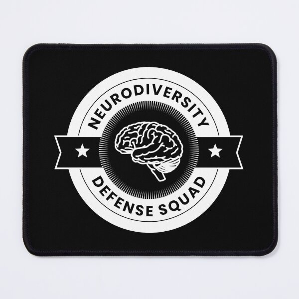 Item preview, neurodiversity defense squad 01 - white designed and sold by missninjacookie.