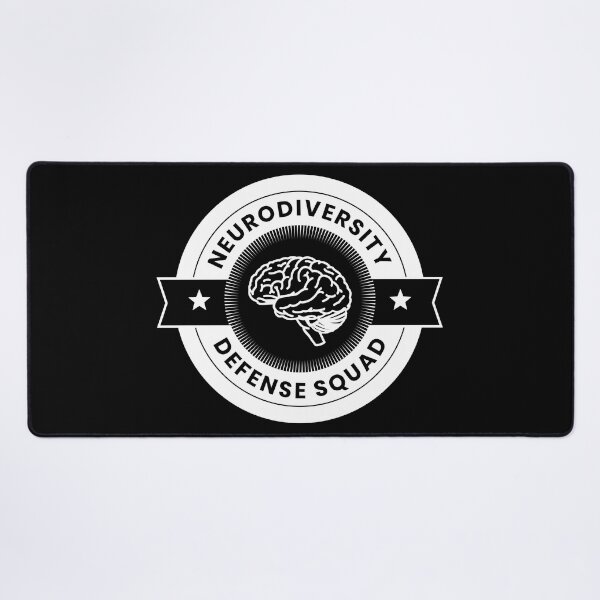 Item preview, neurodiversity defense squad 01 - white designed and sold by missninjacookie.