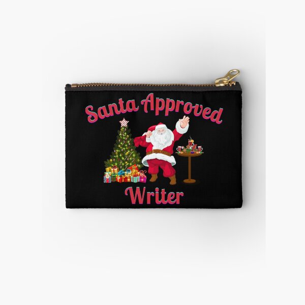 Item preview, Santa Approved Writer - Black Background designed and sold by TheKnightWriter.