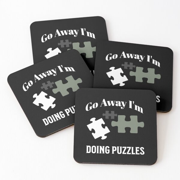 Item preview, Go Away I'm Doing Puzzles designed and sold by ArtBySymone.