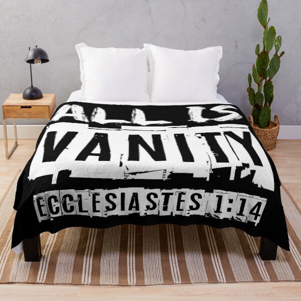 Item preview, All Is Vanity - Ecclesiastes 1:14 designed and sold by plushism.