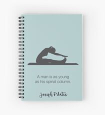 Pilates Pose - Pilates quote Spiral Notebook