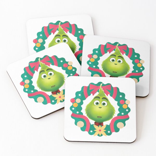 Item preview, Grinch Baby Cute Christmas Wreath designed and sold by stormrender.