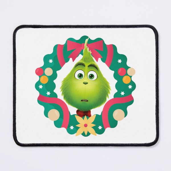 Item preview, Grinch Baby Cute Christmas Wreath designed and sold by stormrender.