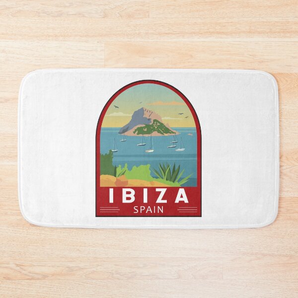 Item preview, Ibiza Spain Travel Retro Emblem designed and sold by KrisSidDesigns.