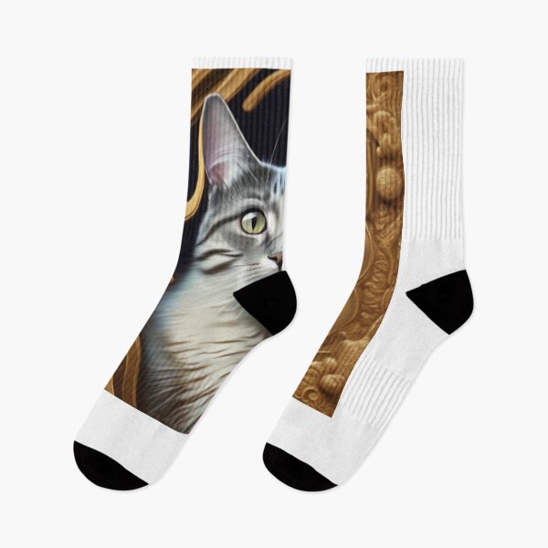 Item preview, Merry Christmas Cat Classic T-Shirt designed and sold by SociableAnimals.