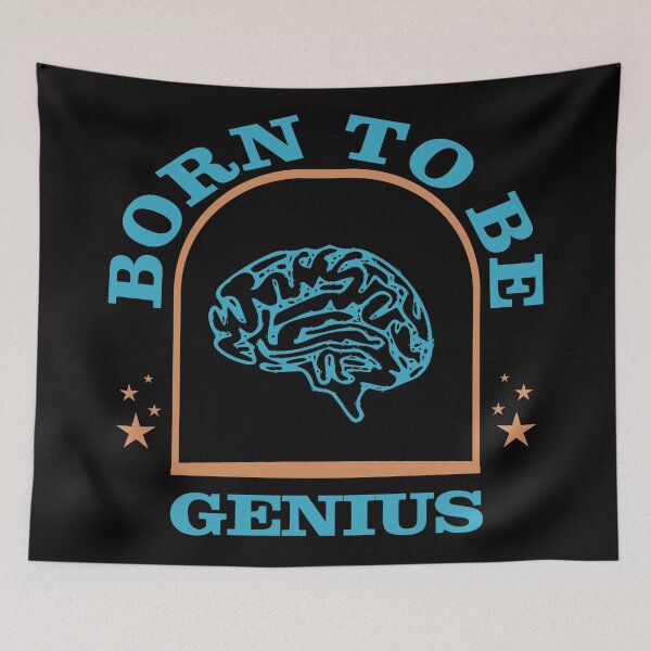 Item preview, born to be genius designed and sold by latelierdechris.