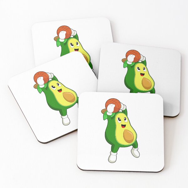 Item preview, Avocado Basketball player Basketball designed and sold by Snabdesign84.