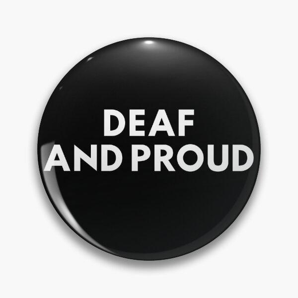 Item preview, Deaf and proud designed and sold by DisabiliTees.