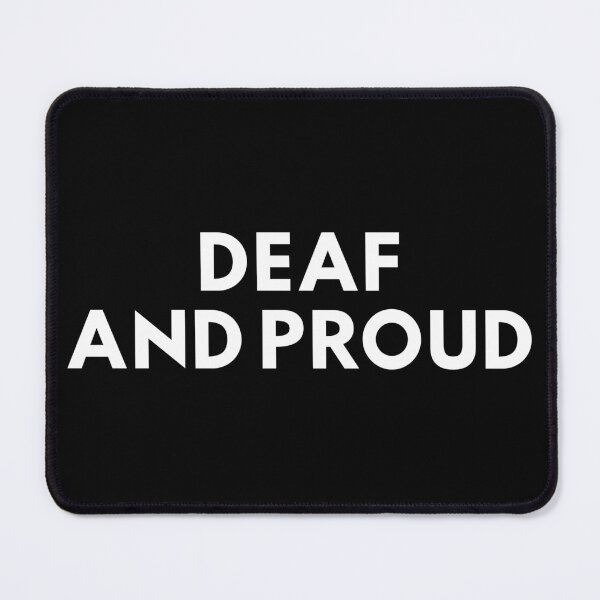 Item preview, Deaf and proud designed and sold by DisabiliTees.