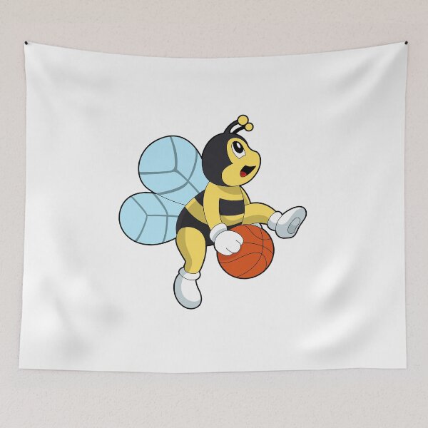 Item preview, Bee Basketball player Basketball designed and sold by Snabdesign84.