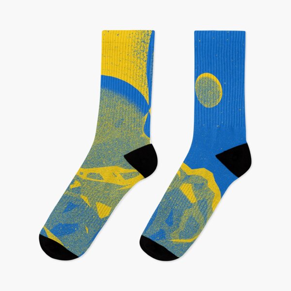 Item preview, Blue and yellow retro futuristic Space dream designed and sold by Popalt.