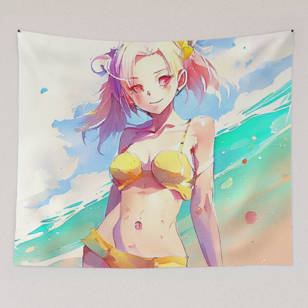 Aperçu de l'œuvre Anime Bikini Fille # 29 créée et vendue par Eynoxart.