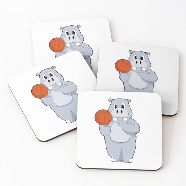 Item preview, Hippo Basketball player Basketball designed and sold by Snabdesign84.