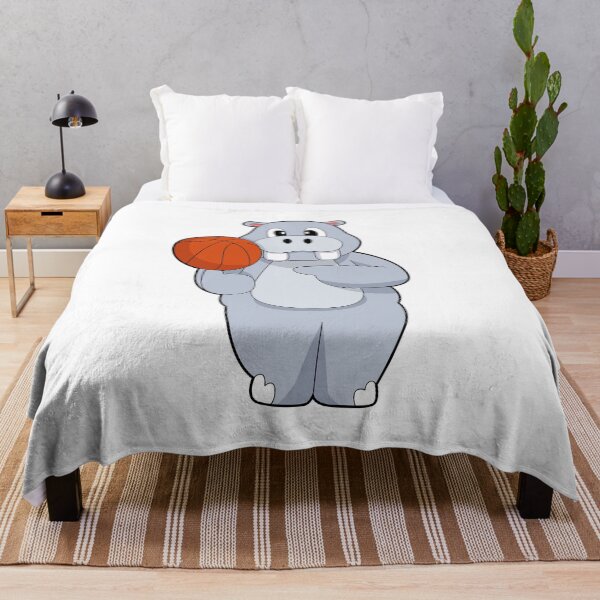 Aperçu de l'œuvre Hippo Basketball player Basketball créée et vendue par Snabdesign84.