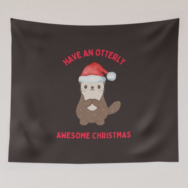 Item preview, Have an Otterly Awesome Christmas designed and sold by GasconyPassion.