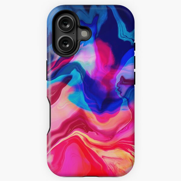 Item preview, Blush and Payne's Flowing Abstract Painting iPhone Case & Cover designed and sold by prettyto ✅ ⭐⭐⭐⭐⭐(136K).