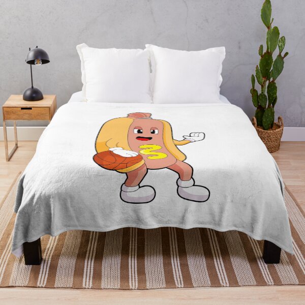 Aperçu de l'œuvre Hotdog Basketball player Basketball créée et vendue par Snabdesign84.